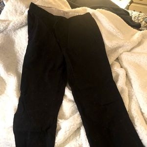 New Boys Wonder Nation Black twill pants size 10/12